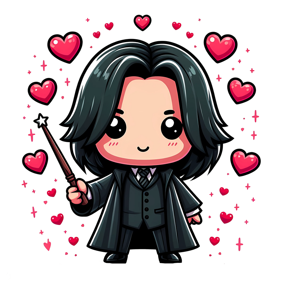 Harry Potter Severus Snape Valentine Design | DTF Dallas