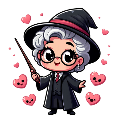 Harry Potter Minerva McGonagall Valentine's | DTF Dallas - DTF Dallas 