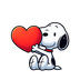 The Peanuts Snoopy Love Me Valentine's Day Heart Design - DTF Ready To Press