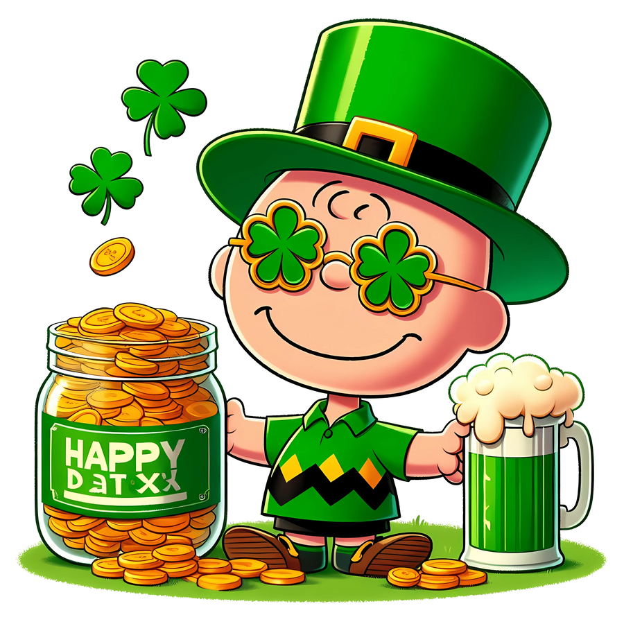 Charles M. Schulz Patrick's Day Design | DTF Dallas