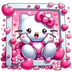 Hello Kitty Valentine's Day Love Me Design - DTF Ready To Press