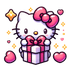 Hello Kitty Valentine's Day Gift Design - DTF Ready To Press