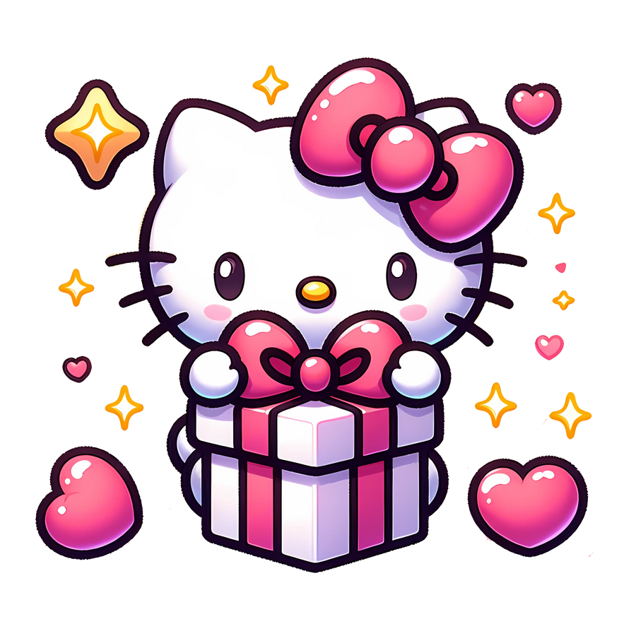 Hello Kitty Valentine's Day Gift Design | DTF Dallas