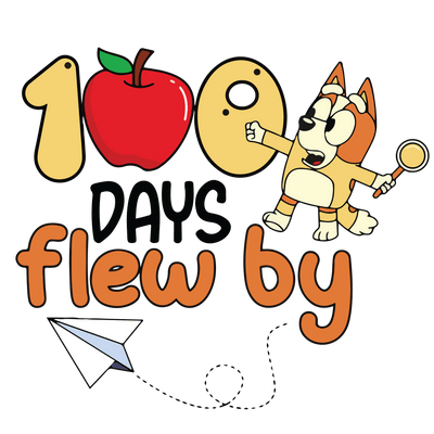 100 Days Flew By Bingo Design Ready to Press | DTF Dallas - DTF Dallas 