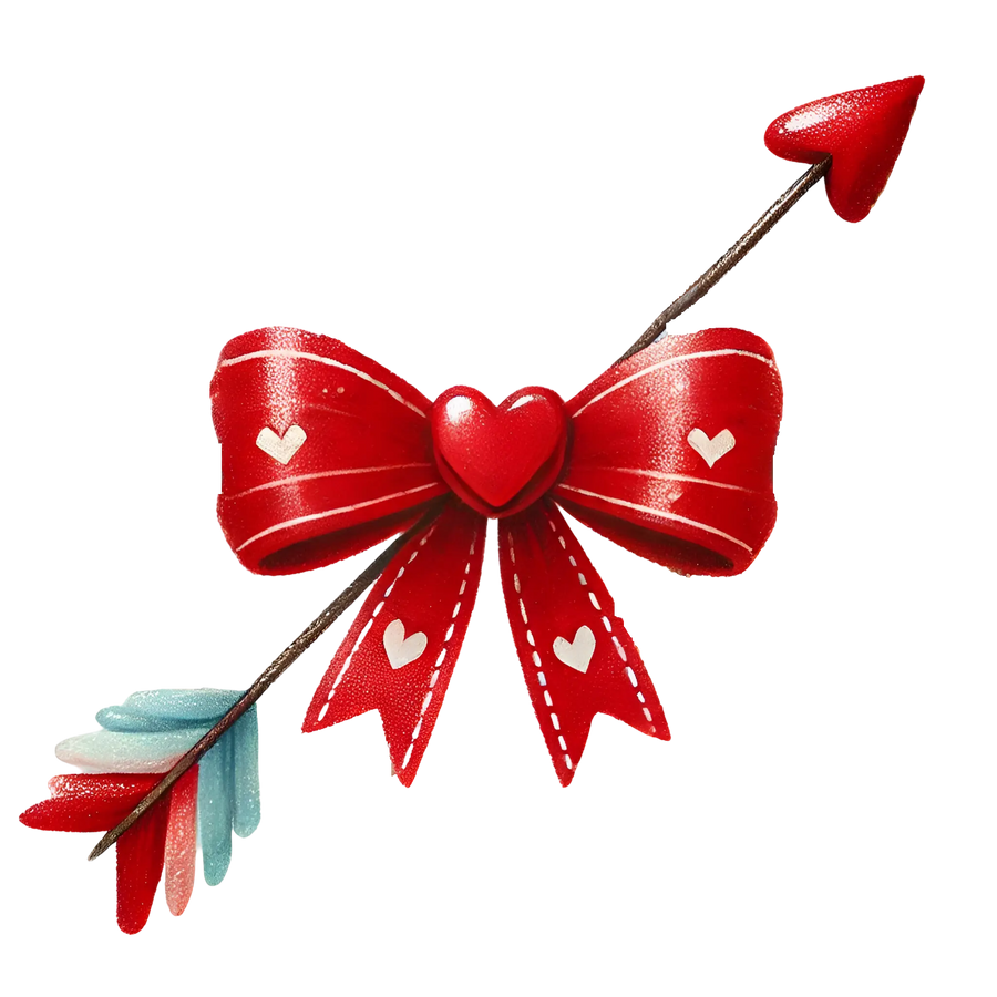 Valentine's Day Bow And Arrow Design | DTF Dallas