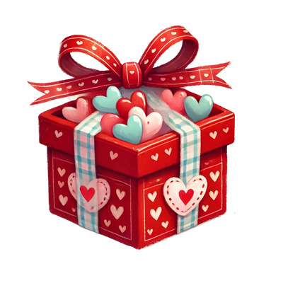 Valentine's Day Box With Hearts Design | DTF Dallas - DTF Dallas 
