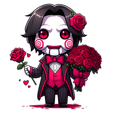 Jigsaw Valentine's Day Rose Design | DTF Dallas - DTF Dallas 