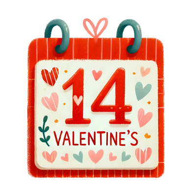 Valentine's Day Calendar Design | DTF Dallas - DTF Dallas 