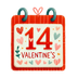 Valentine's Day Calendar Design | DTF Dallas - DTF Dallas 