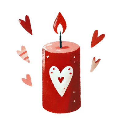 Valentine's Day Candle Design | DTF Dallas - DTF Dallas 