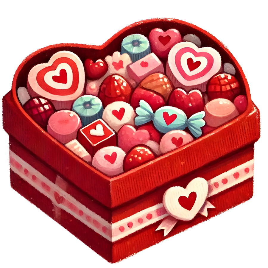 Valentine's Day Candy Box Design | DTF Dallas