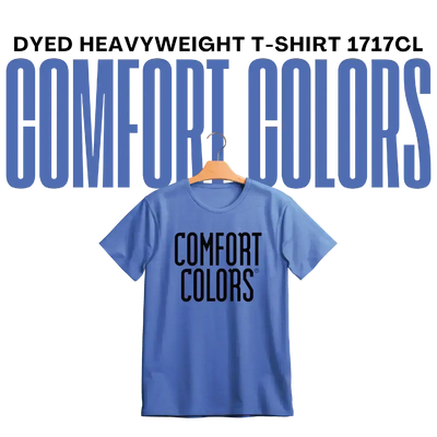 Comfort Colors 1717 | Dyed Heavyweight T-Shirt 1717CL - S - DTF Dallas 