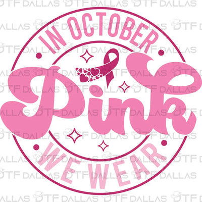 Breast Cancer Awareness Designs Digital PNG - DTF Dallas 