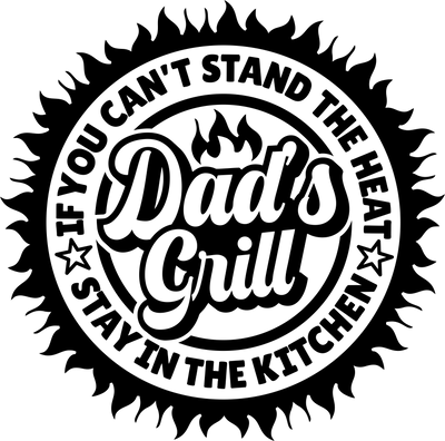 Daddy's Grill Design - DTF Ready To Press - DTF Dallas 