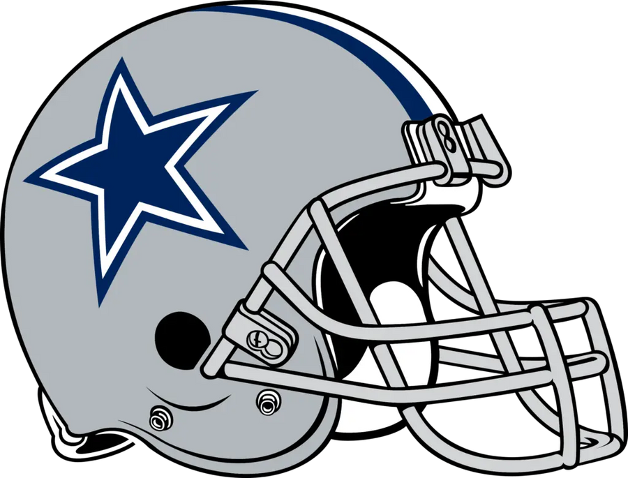 Dallas Cowboys Football Helmet Design - DTF Ready To Press