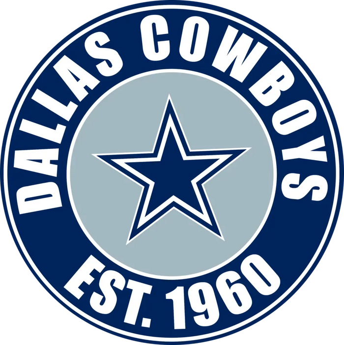 Dallas Cowboys Est 1960 Design pressed on a garment