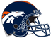 Denver Brancos Football Helmet Design - DTF Ready To Press - DTF Dallas 