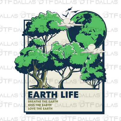 Earth Day Designs Digital PNG - DTF Dallas 