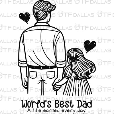 Father's Day Designs Digital PNG - DTF Dallas 