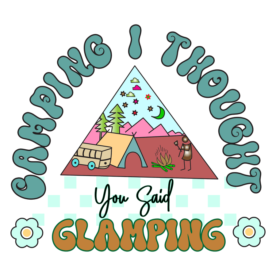 Funny Camping Design DTF-Ready to Press (V1) | DTF Dallas