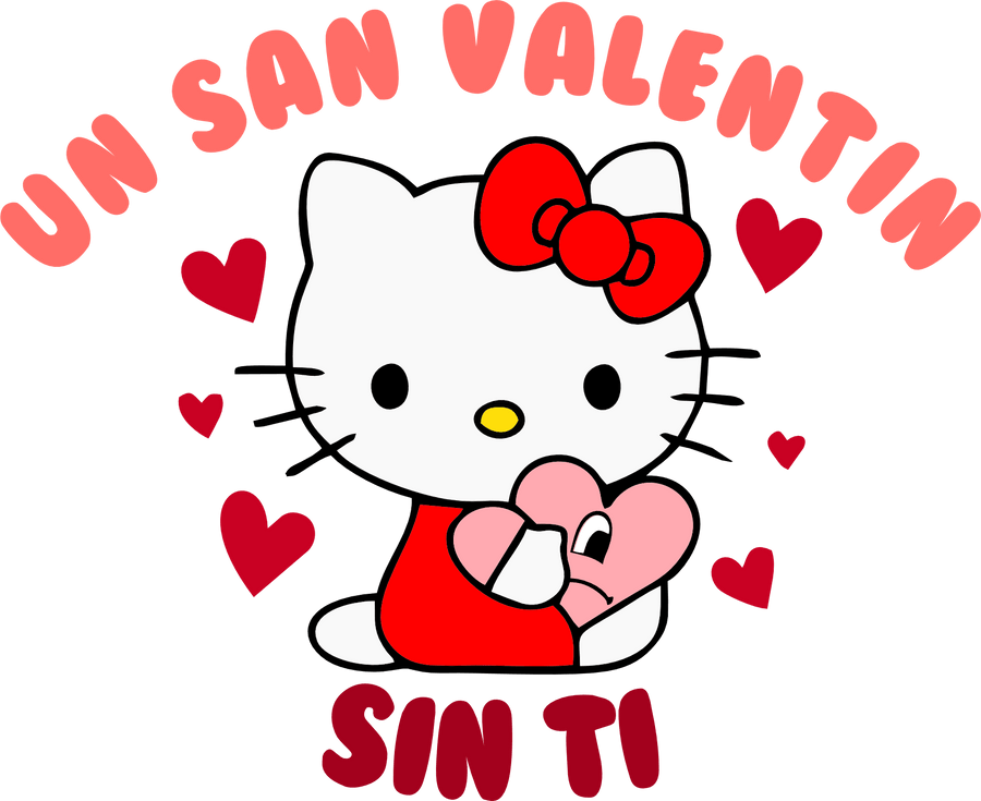 Hello Kitty Bad Bunny Un San Valentín Sin Ti | DTF Dallas
