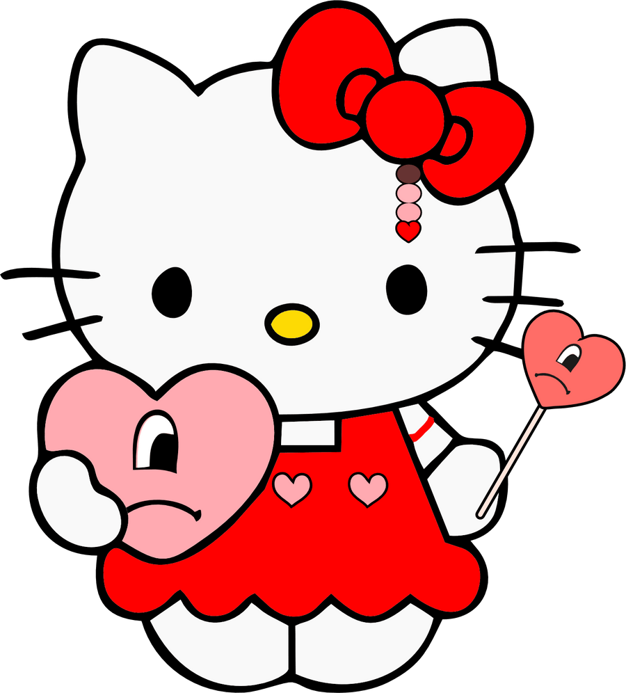 Hello Kitty Bad Bunny Love More Valentine's Day | DTF Dallas