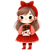 Valentine's Day Girl Eating A Piece Of Chocolate Design | DTF Dallas - DTF Dallas 