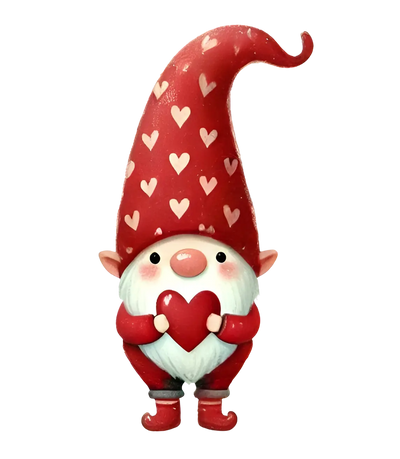 Valentine's Day Lover Gnome Design | DTF Dallas - DTF Dallas 
