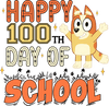 Bingo Happy 100th Day Of School Design - DTF Ready To Press
