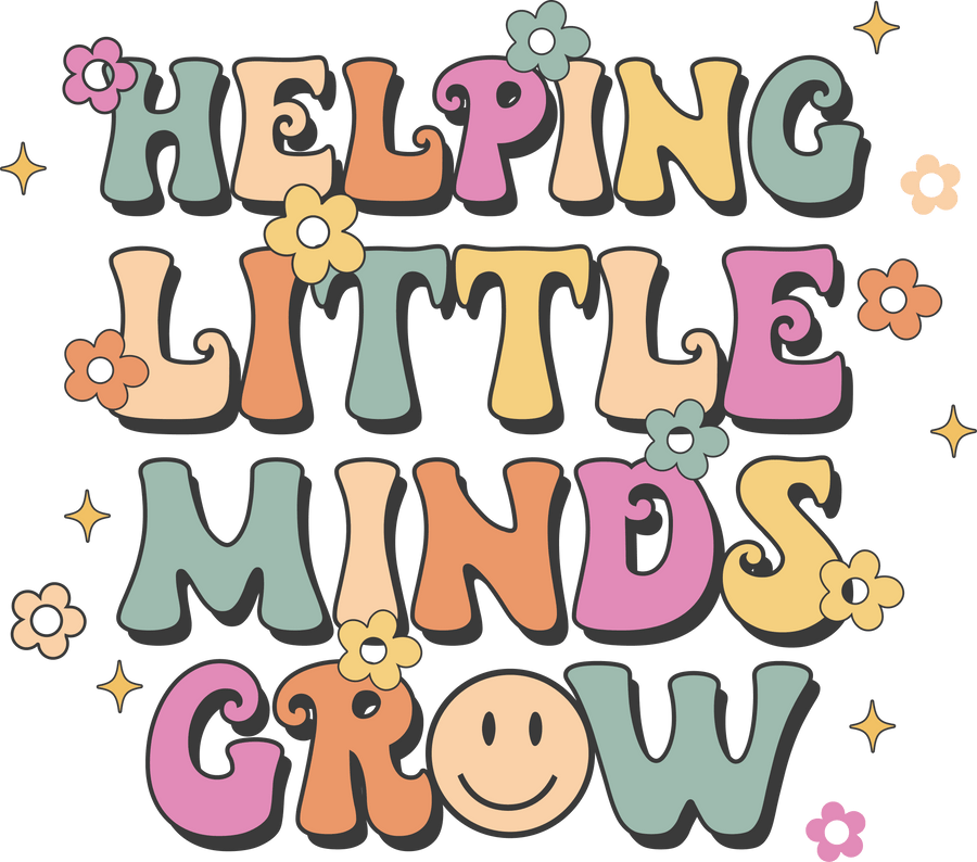 Helping Little Minds Teacher's Day Design | DTF Dallas