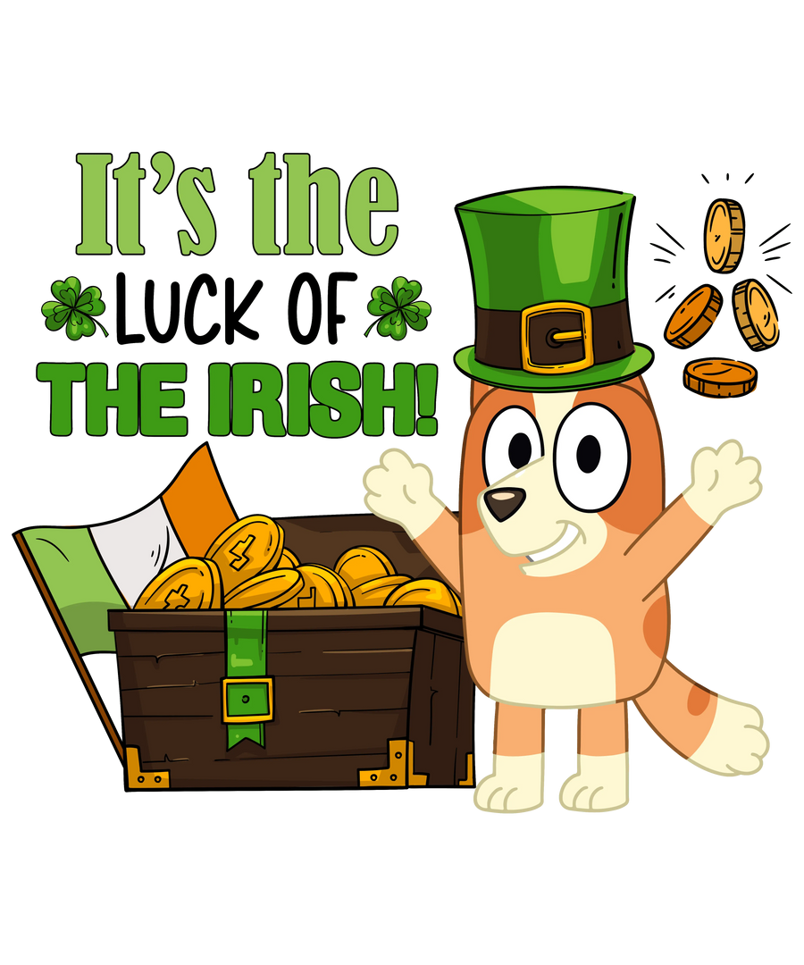 Let Shamrock Bluey Design (Copy) | DTF Dallas