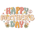 Vintage Happy Mother's Day Design - DTF Ready To Press