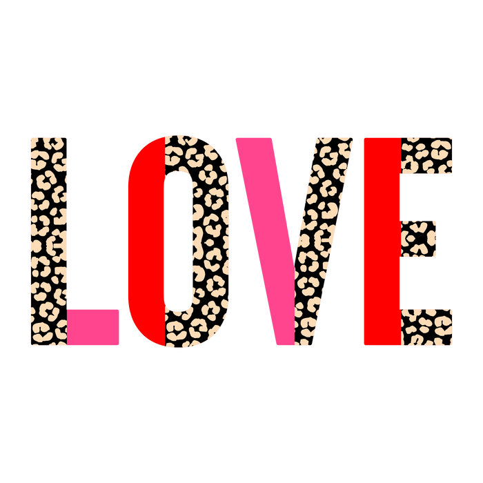 Valentine's Day Love  Ready Press V4 pressed on a garment