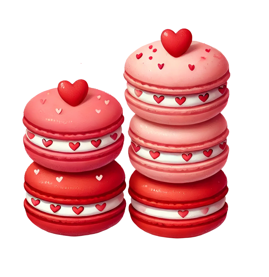 Valentine's Day Macarons Design | DTF Dallas