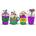 Mardi Gras Party Drinks Design - DTF Ready To Press