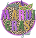 Happy Mardi Gras Y'all Leopard Design - DTF Ready To Press