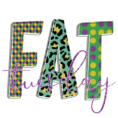 Fat Tuesday Mardi Gras Design (V1) | DTF Dallas - DTF Dallas 
