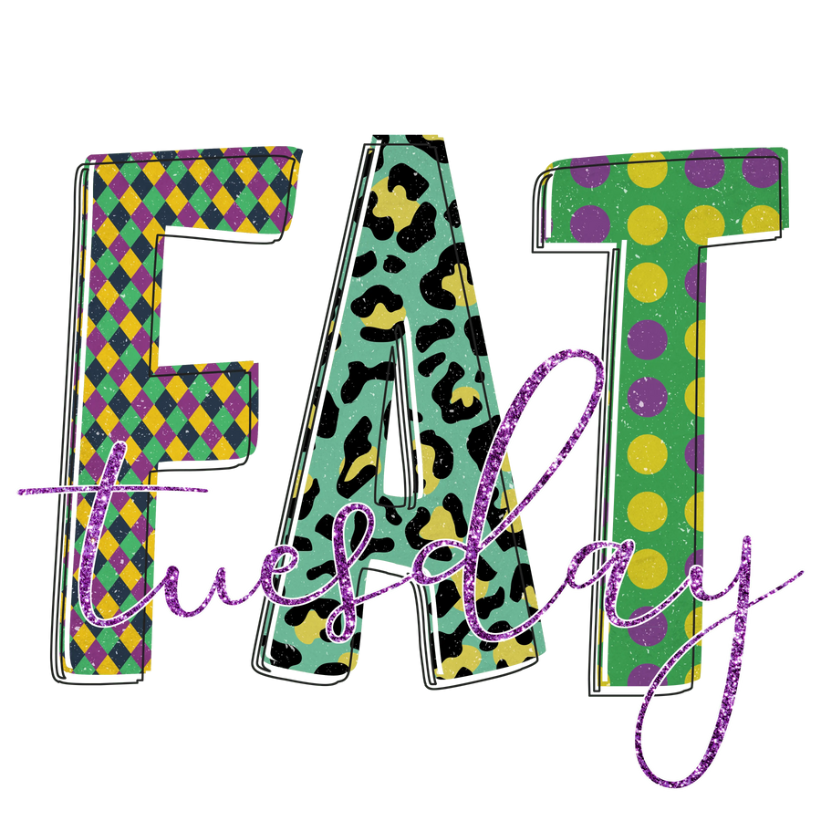 Fat Tuesday Mardi Gras Design (V1) | DTF Dallas