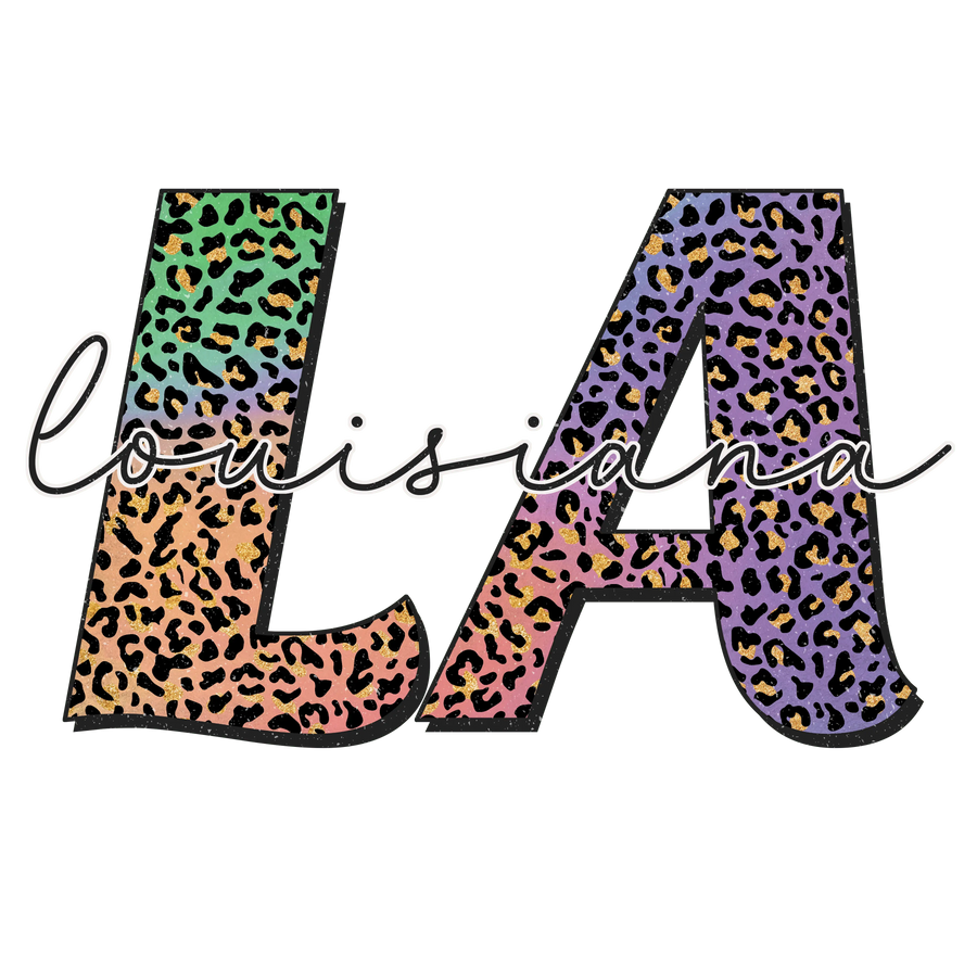 Louisiana Los Angeles Mardi Gras Design | DTF Dallas