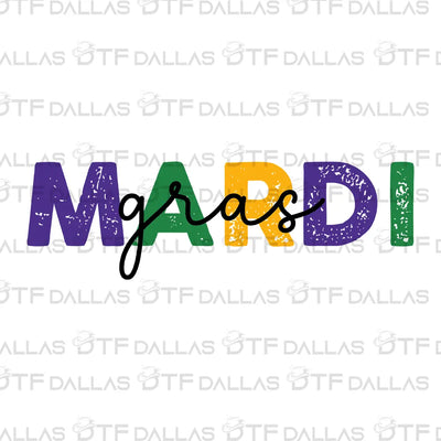 Mardi Gras Designs Digital PNG - DTF Dallas 