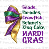 Mardi Gras Designs Digital PNG - DTF Dallas 