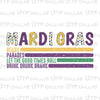 Mardi Gras Designs Digital PNG - DTF Dallas 