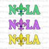 Mardi Gras Designs Digital PNG - DTF Dallas 