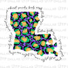Mardi Gras Designs Digital PNG - DTF Dallas 