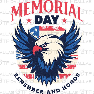 Memorial Day Designs Digital PNG - DTF Dallas 