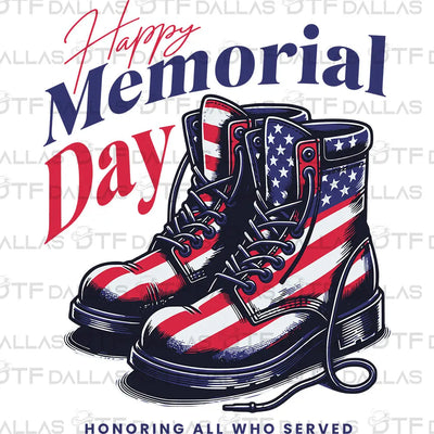 Memorial Day Designs Digital PNG - DTF Dallas 