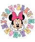 Minnie Mouse Mother's Day Design - DTF Ready To Press