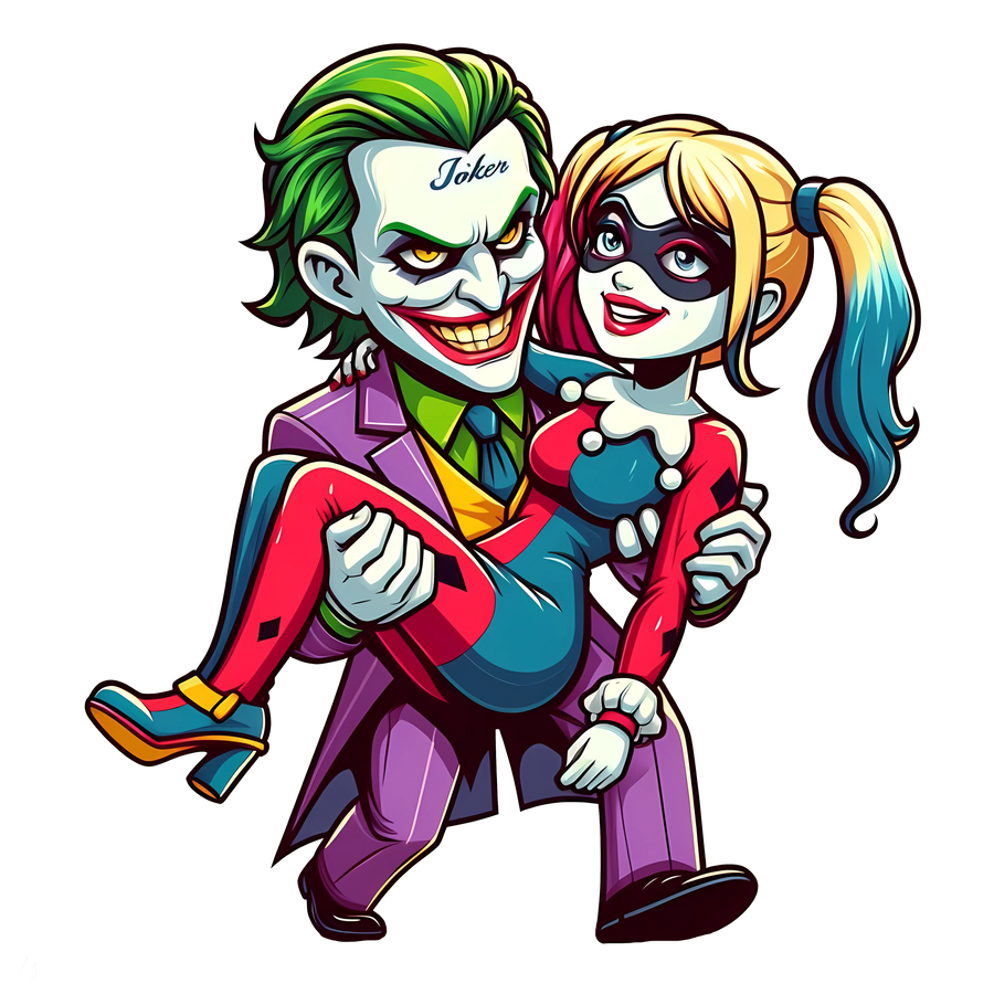 Joker and Harley Quinn Valentine's Day Couple | DTF Dallas