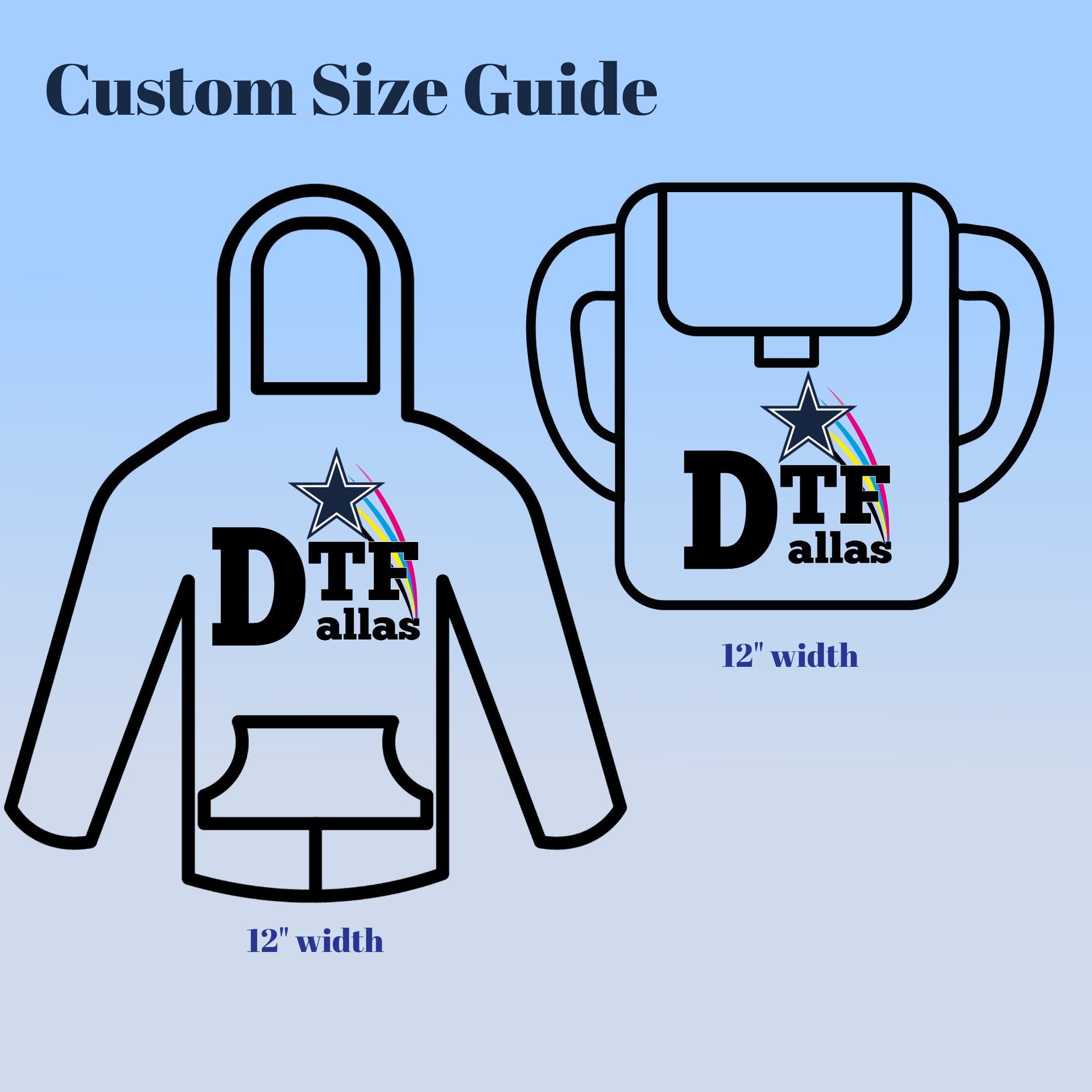 DTF Transfers by Size