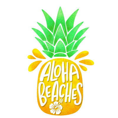 Aloha Beaches Design - DTF Ready To Press - DTF Dallas 